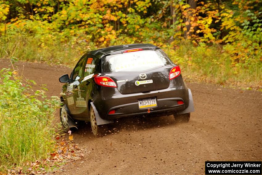 Tommy Cadwalader / Stefan Trajkov Mazda 2 on SS2, Bob Lake I.