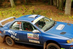 Corey Morris / Josh Nykanen Subaru Impreza on SS2, Bob Lake I.