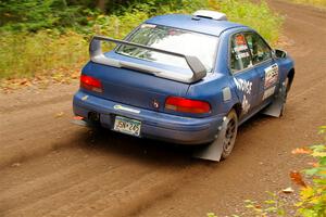 Corey Morris / Josh Nykanen Subaru Impreza on SS2, Bob Lake I.