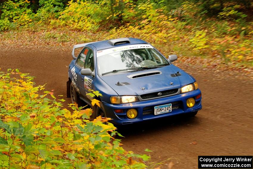 Corey Morris / Josh Nykanen Subaru Impreza on SS2, Bob Lake I.