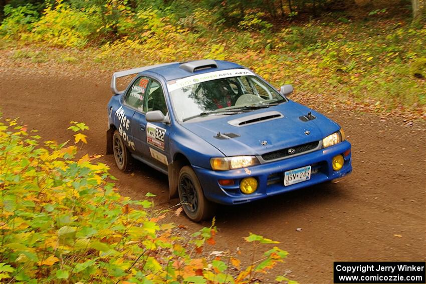 Corey Morris / Josh Nykanen Subaru Impreza on SS2, Bob Lake I.