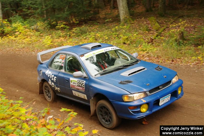 Corey Morris / Josh Nykanen Subaru Impreza on SS2, Bob Lake I.