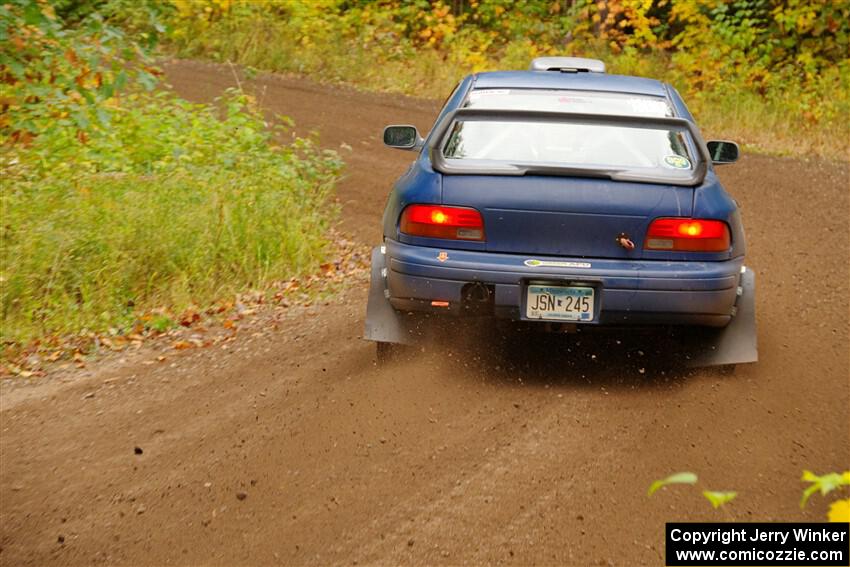 Corey Morris / Josh Nykanen Subaru Impreza on SS2, Bob Lake I.