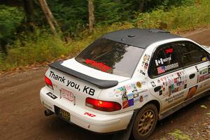 Andy Didorosi / Betsy Nguyen Subaru Impreza on SS2, Bob Lake I.