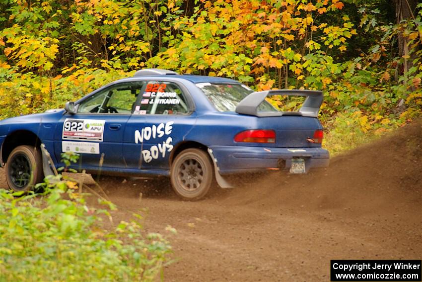 Corey Morris / Josh Nykanen Subaru Impreza on SS2, Bob Lake I.