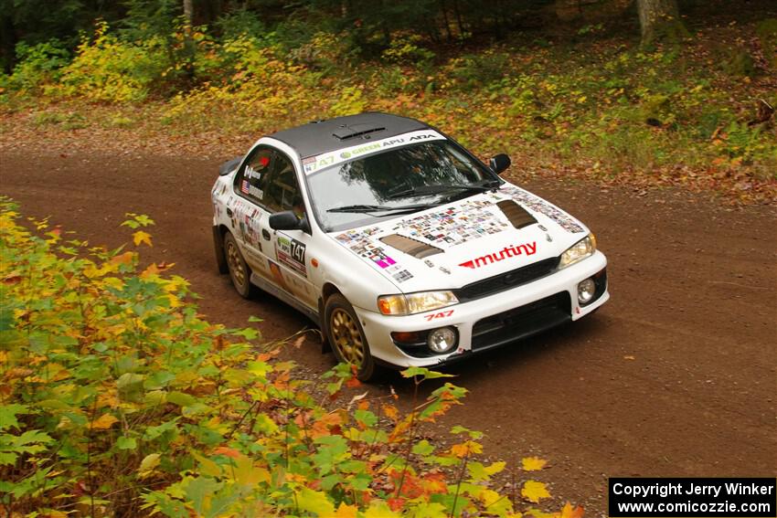 Andy Didorosi / Betsy Nguyen Subaru Impreza on SS2, Bob Lake I.