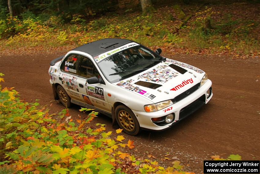 Andy Didorosi / Betsy Nguyen Subaru Impreza on SS2, Bob Lake I.