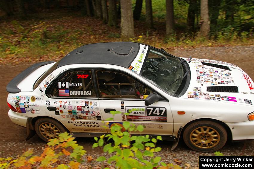 Andy Didorosi / Betsy Nguyen Subaru Impreza on SS2, Bob Lake I.