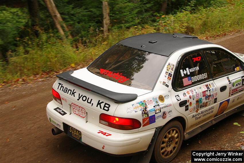 Andy Didorosi / Betsy Nguyen Subaru Impreza on SS2, Bob Lake I.