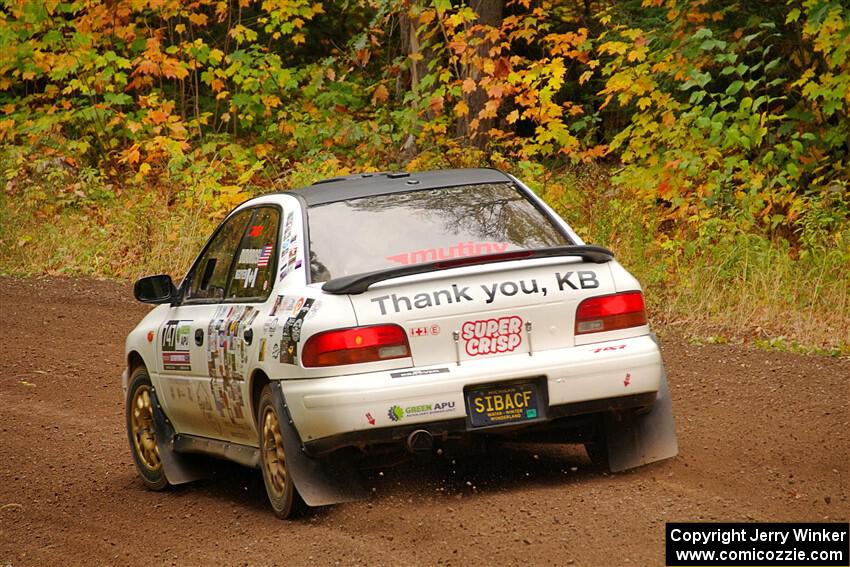 Andy Didorosi / Betsy Nguyen Subaru Impreza on SS2, Bob Lake I.