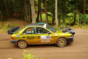 Sean Costello / Breandan Carter Subaru Impreza 2.5RS on SS2, Bob Lake I.