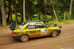 Sean Costello / Breandan Carter Subaru Impreza 2.5RS on SS2, Bob Lake I.