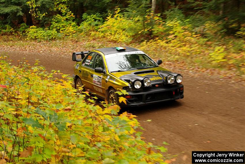 Sean Costello / Breandan Carter Subaru Impreza 2.5RS on SS2, Bob Lake I.