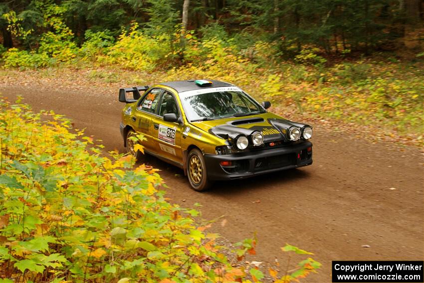 Sean Costello / Breandan Carter Subaru Impreza 2.5RS on SS2, Bob Lake I.