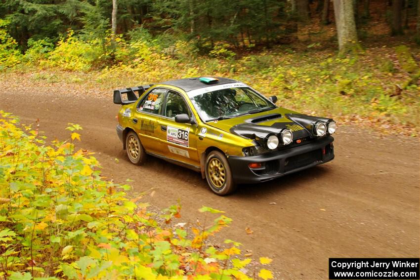 Sean Costello / Breandan Carter Subaru Impreza 2.5RS on SS2, Bob Lake I.