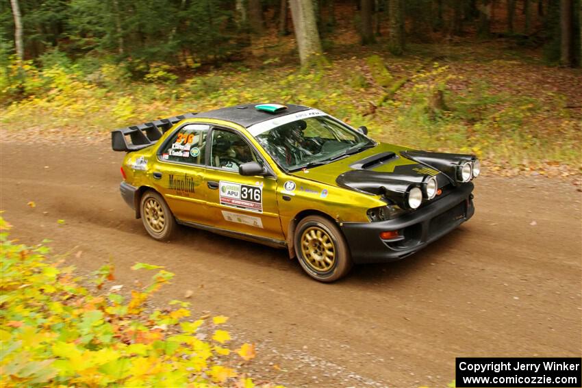 Sean Costello / Breandan Carter Subaru Impreza 2.5RS on SS2, Bob Lake I.