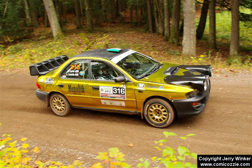 Sean Costello / Breandan Carter Subaru Impreza 2.5RS on SS2, Bob Lake I.