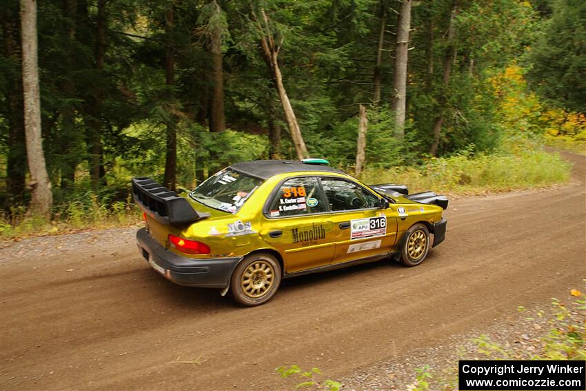 Sean Costello / Breandan Carter Subaru Impreza 2.5RS on SS2, Bob Lake I.