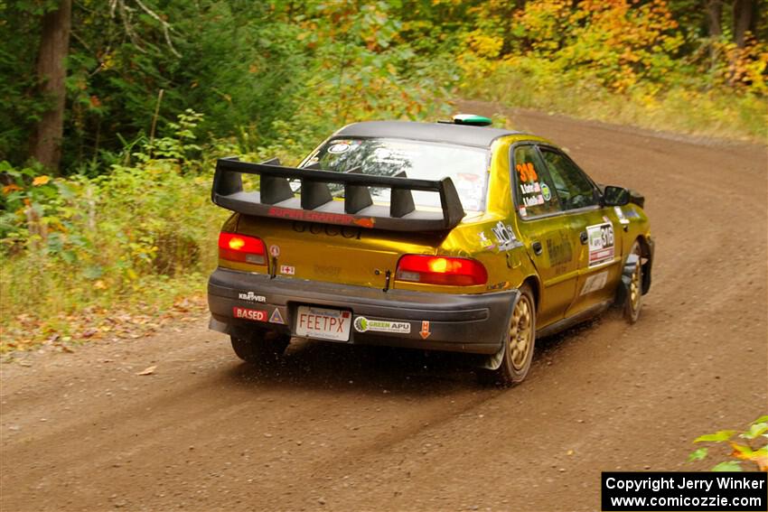 Sean Costello / Breandan Carter Subaru Impreza 2.5RS on SS2, Bob Lake I.