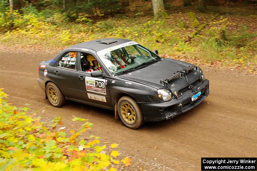 Brian Atwood / Kenny Michels Subaru Impreza on SS2, Bob Lake I.