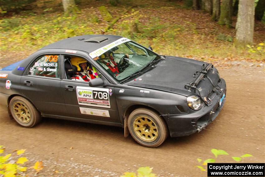 Brian Atwood / Kenny Michels Subaru Impreza on SS2, Bob Lake I.