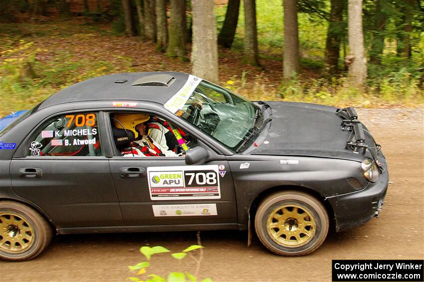 Brian Atwood / Kenny Michels Subaru Impreza on SS2, Bob Lake I.