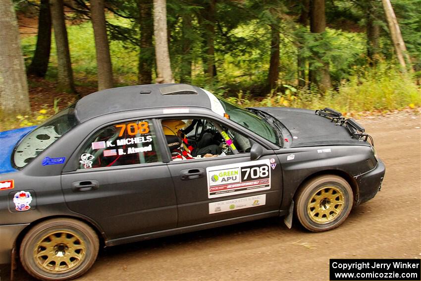 Brian Atwood / Kenny Michels Subaru Impreza on SS2, Bob Lake I.