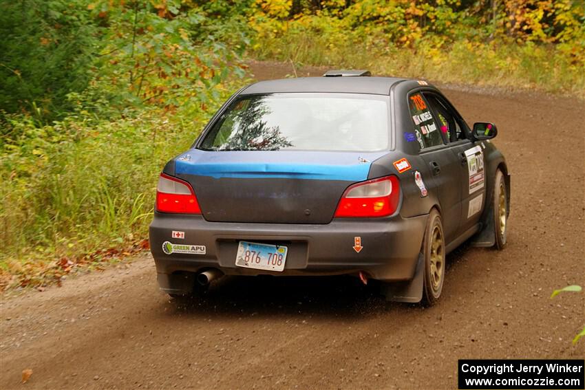 Brian Atwood / Kenny Michels Subaru Impreza on SS2, Bob Lake I.