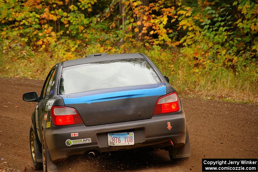 Brian Atwood / Kenny Michels Subaru Impreza on SS2, Bob Lake I.