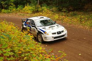 Brad Hayosh / Keegan Helwig Subaru WRX STi on SS2, Bob Lake I.