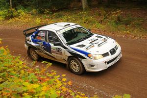 Brad Hayosh / Keegan Helwig Subaru WRX STi on SS2, Bob Lake I.