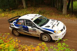 Brad Hayosh / Keegan Helwig Subaru WRX STi on SS2, Bob Lake I.