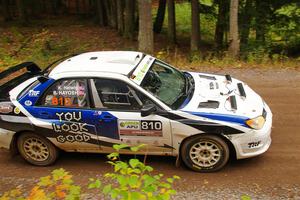 Brad Hayosh / Keegan Helwig Subaru WRX STi on SS2, Bob Lake I.