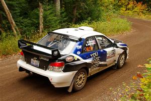 Brad Hayosh / Keegan Helwig Subaru WRX STi on SS2, Bob Lake I.