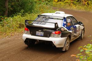 Brad Hayosh / Keegan Helwig Subaru WRX STi on SS2, Bob Lake I.