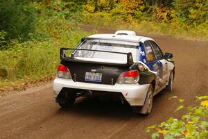 Brad Hayosh / Keegan Helwig Subaru WRX STi on SS2, Bob Lake I.