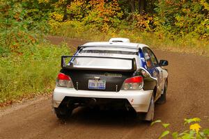 Brad Hayosh / Keegan Helwig Subaru WRX STi on SS2, Bob Lake I.