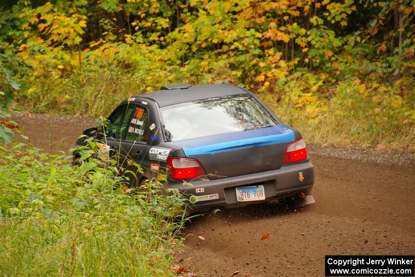 Brian Atwood / Kenny Michels Subaru Impreza on SS2, Bob Lake I.