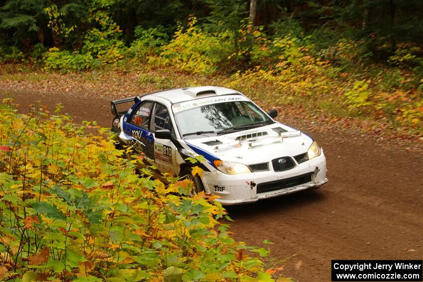 Brad Hayosh / Keegan Helwig Subaru WRX STi on SS2, Bob Lake I.