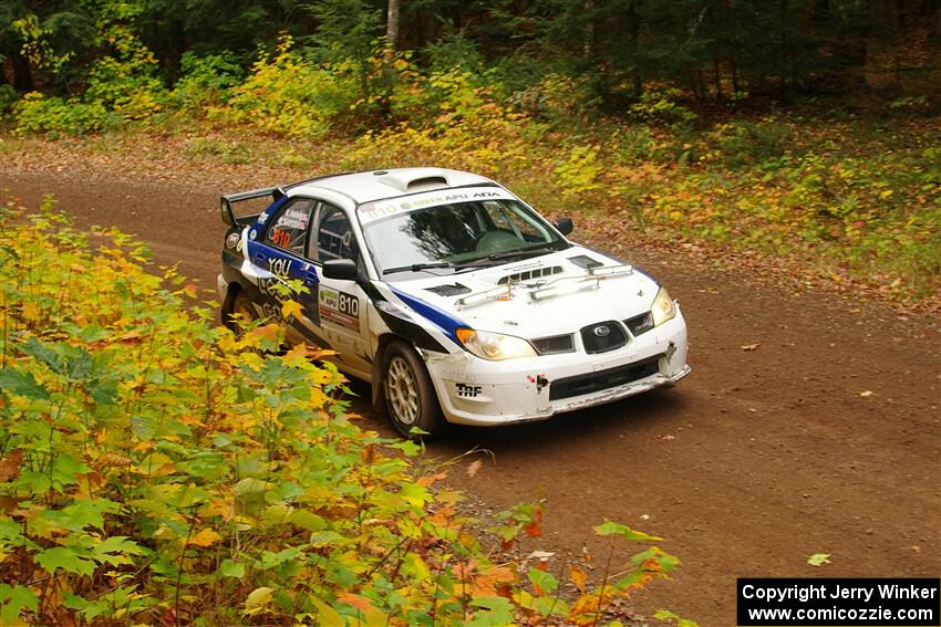 Brad Hayosh / Keegan Helwig Subaru WRX STi on SS2, Bob Lake I.