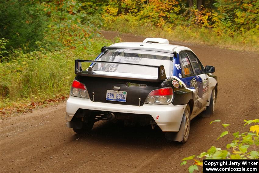 Brad Hayosh / Keegan Helwig Subaru WRX STi on SS2, Bob Lake I.