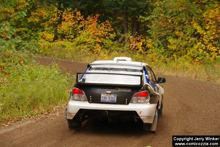 Brad Hayosh / Keegan Helwig Subaru WRX STi on SS2, Bob Lake I.