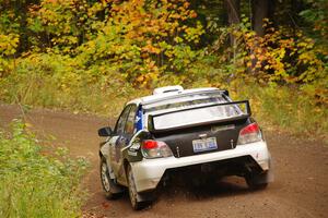 Brad Hayosh / Keegan Helwig Subaru WRX STi on SS2, Bob Lake I.