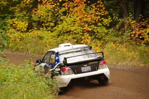 Brad Hayosh / Keegan Helwig Subaru WRX STi on SS2, Bob Lake I.