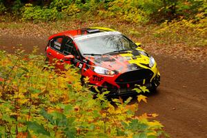 Nikhil Thakur / Zack Goldstein Ford Fiesta ST on SS2, Bob Lake I.