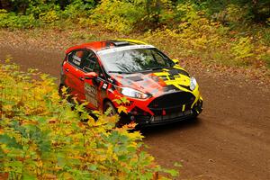 Nikhil Thakur / Zack Goldstein Ford Fiesta ST on SS2, Bob Lake I.