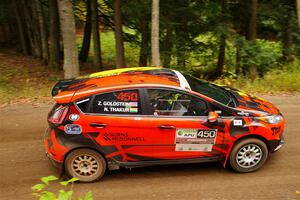 Nikhil Thakur / Zack Goldstein Ford Fiesta ST on SS2, Bob Lake I.