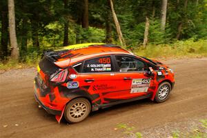 Nikhil Thakur / Zack Goldstein Ford Fiesta ST on SS2, Bob Lake I.