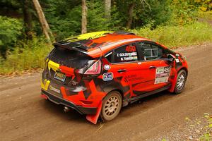 Nikhil Thakur / Zack Goldstein Ford Fiesta ST on SS2, Bob Lake I.