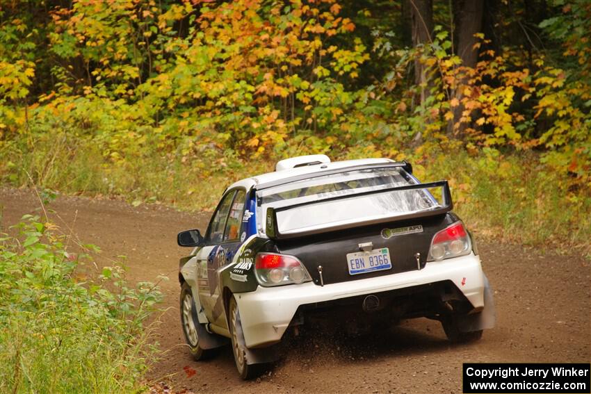 Brad Hayosh / Keegan Helwig Subaru WRX STi on SS2, Bob Lake I.